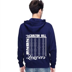 Leavers Hoodie Classic Script 26 List Design Stars & Stripes Hoodie